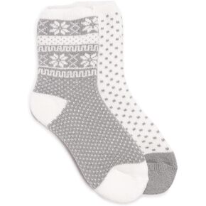MUK LUKS Women's 2 Pair Pack Heat Retainer