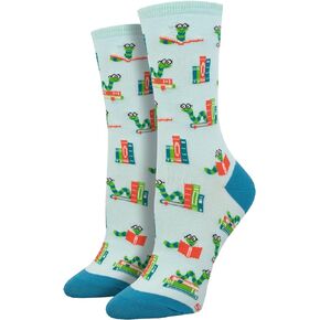Socksmith Women's Bookworm Crew Socks