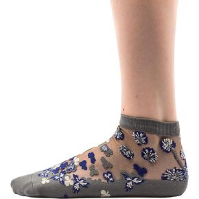 Made In Japan Pair of Women's Sheer See-Through Short Ankle Socks