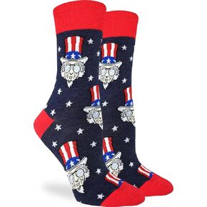 Good Luck Sock Women's American Flag Socks, Adult