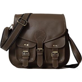 buffalo Leather Crossbody Purse Women Shoulder Bag Satchel Ladies Travel Purse
