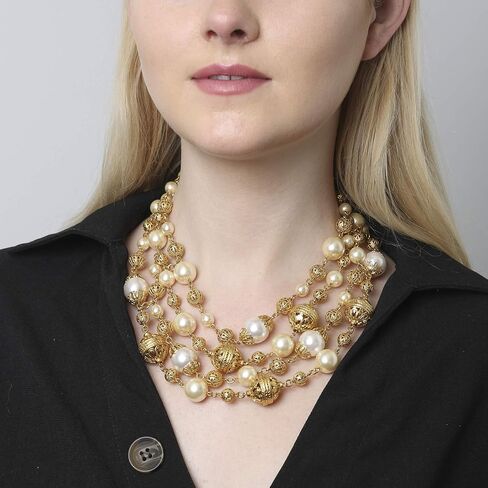 Ben Amun Jewelry Gold Ball and Pearl in Saudi Arabia