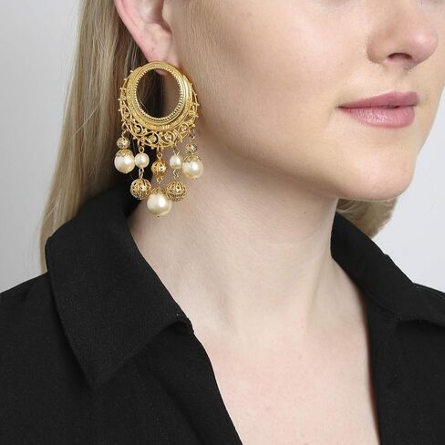 Ben Amun Jewelry Gold Ball and Pearl in Saudi Arabia