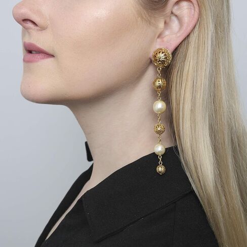 Ben Amun Jewelry Gold Ball and Pearl in Saudi Arabia