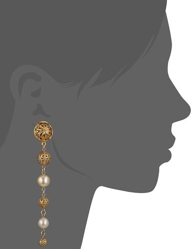 Ben Amun Jewelry Gold Ball and Pearl in Saudi Arabia