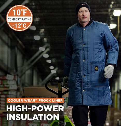 RefrigiWear Cooler Wear Frock Liner, Insulated Workwear, 10°F Comfort Rating in Saudi Arabia
