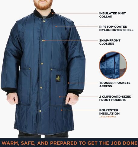 RefrigiWear Cooler Wear Frock Liner, Insulated Workwear, 10°F Comfort Rating in Saudi Arabia