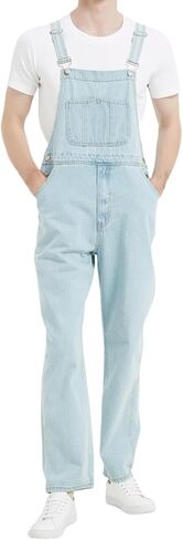 QUASSSSS Bib Overalls for Men Denim, Relaxed Fit in Saudi Arabia