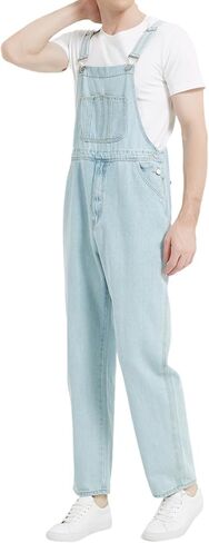 QUASSSSS Bib Overalls for Men Denim, Relaxed Fit in Saudi Arabia