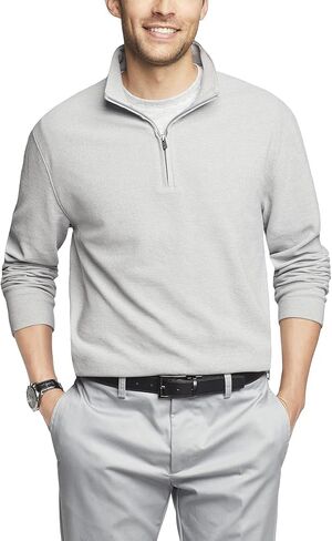 قميص Van Heusen الرجالي ذو الأكمام الطويلة المرنة بسحاب 1/4 سحاب in Saudi Arabia