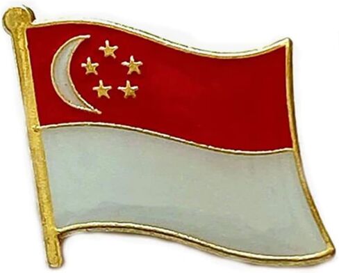 International Single Flag Lapel Small Pins Badges in Saudi Arabia