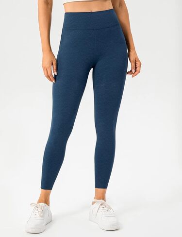 بنطال Lavento النسائي المطاطي مقاس 23 بوصة - بنطال يوجا متوسط ​​الارتفاع مع جيوب خلفية in Kuwait