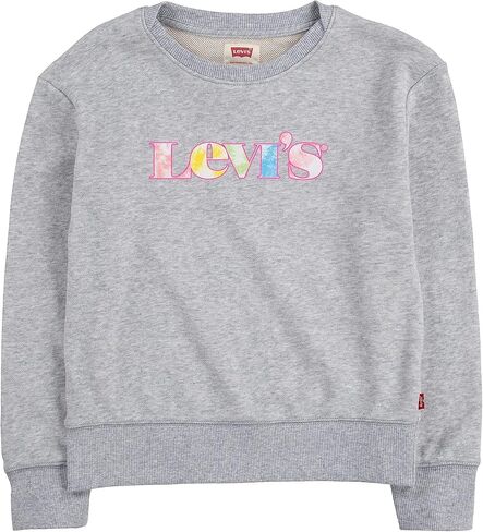 Levi's® Girl's Graphic Crew Sweatshirt (Big Kids) in Saudi Arabia
