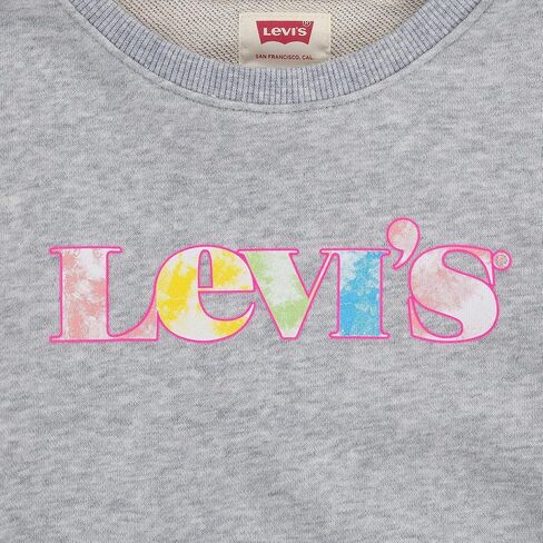 Levi's® Girl's Graphic Crew Sweatshirt (Big Kids) in Saudi Arabia