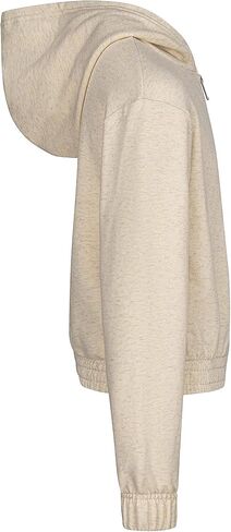 Converse Girl's Drop Shoulder Full Zip Hoodie (Big Kids) in Saudi Arabia