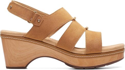 Clarks Women's Seannah Glow Wedge Sandal in Saudi Arabia