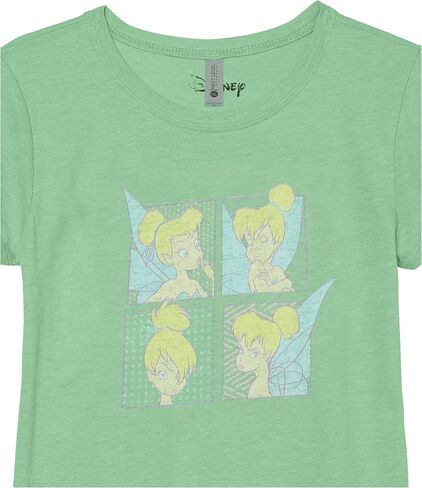 Disney Little, Big Tinkerbell Moody Tink Girls Short Sleeve Tee Shirt in Saudi Arabia