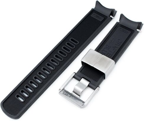 سوار ساعة بعروة منحنية من المطاط الاسود مقاس 20 ملم كرافتر بلو لسيكو سومو SBDC001 in Kuwait