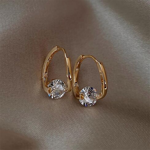 3 Pairs Lymphvity Germanium Earrings Crystal Ball Hoop Earrings for Women Girls Creative Colorful Irregular Rhinestone Cubic Zirconia Lucky Round Ball Dangle Earrings for Lymphatic Drainage Jewelry Gifts in Saudi Arabia