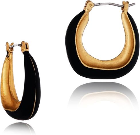 18K Gold Plated Hoop Earrings for Women Girls in Saudi Arabia