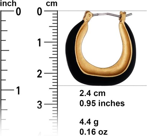 18K Gold Plated Hoop Earrings for Women Girls in Saudi Arabia
