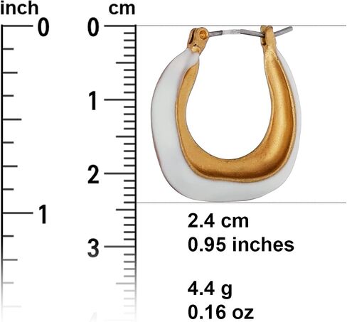 18K Gold Plated Hoop Earrings for Women Girls in Saudi Arabia