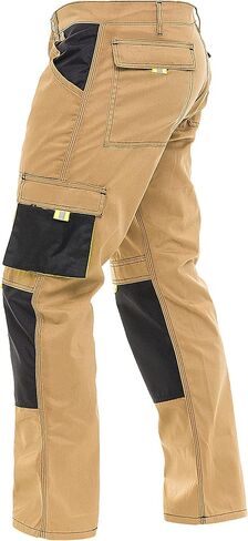 Men Carpenter Pants Tactical Heavy Duty Trousers Cordura Knee Pad Reinforced Utility Pockets Painter Pants in Saudi Arabia