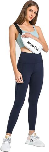 Shed Thick High Waist Yoga Pants with Pockets, Tummy Control Workout Running Yoga Leggings for Women in Saudi Arabia