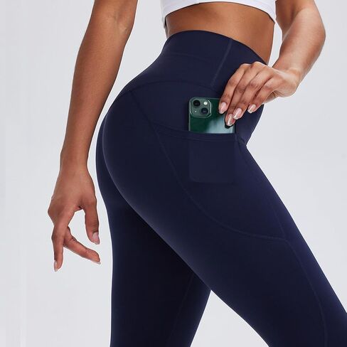 Shed Thick High Waist Yoga Pants with Pockets, Tummy Control Workout Running Yoga Leggings for Women in Saudi Arabia