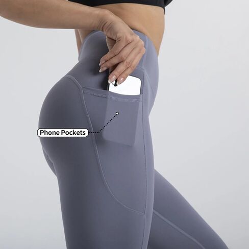 Shed Thick High Waist Yoga Pants with Pockets, Tummy Control Workout Running Yoga Leggings for Women in Saudi Arabia