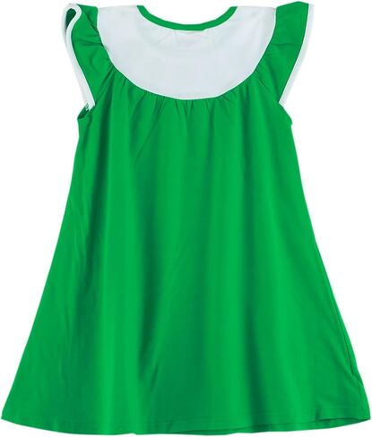 فستان HH Family Girls St Patricks Day Oufit Clover Green للأطفال من عمر 4 إلى 12 عامًا in Kuwait