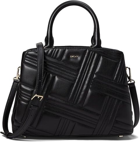 DKNY Allen MD Satchel, BLK/Gold in Saudi Arabia