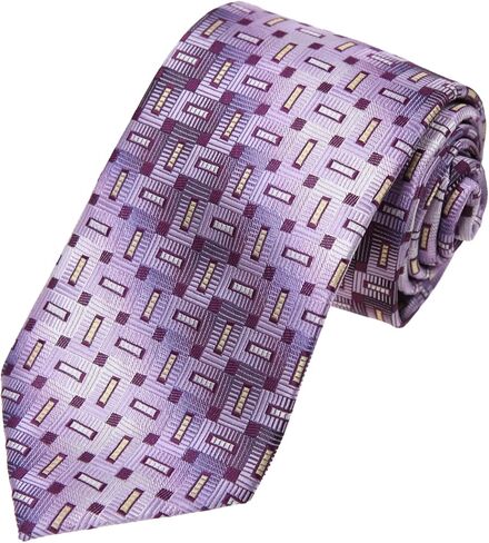 دان سميث ربطة عنق زرقاء للحفلات، ربطة عنق حريرية بلمسة أرجوانية خضراء in Kuwait