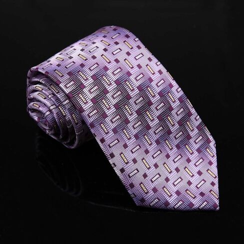 دان سميث ربطة عنق زرقاء للحفلات، ربطة عنق حريرية بلمسة أرجوانية خضراء in Kuwait