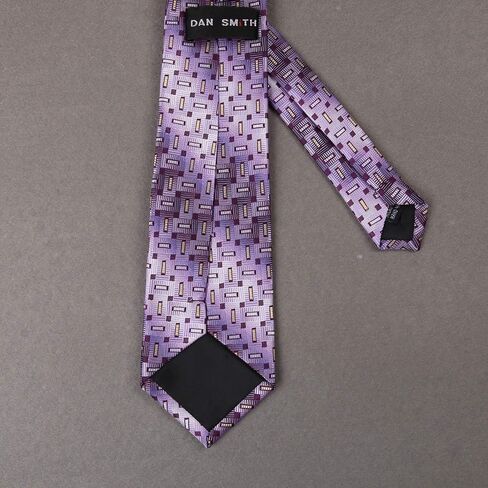 دان سميث ربطة عنق زرقاء للحفلات، ربطة عنق حريرية بلمسة أرجوانية خضراء in Kuwait