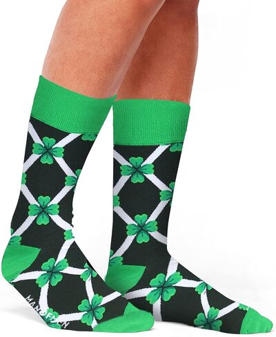 Man of Men St Patricks Day Socks Men, Shamrock Socks, St Patty's Day Accessories Apparel, St Patricks Day Gifts, Irish Socks in Saudi Arabia