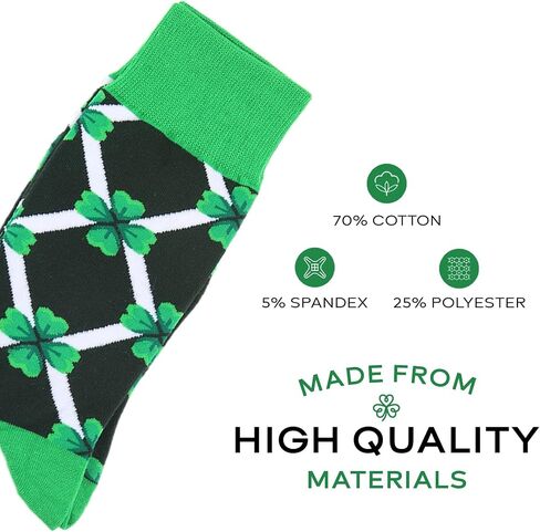 Man of Men St Patricks Day Socks Men, Shamrock Socks, St Patty's Day Accessories Apparel, St Patricks Day Gifts, Irish Socks in Saudi Arabia