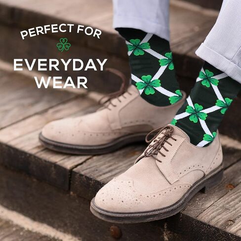Man of Men St Patricks Day Socks Men, Shamrock Socks, St Patty's Day Accessories Apparel, St Patricks Day Gifts, Irish Socks in Saudi Arabia