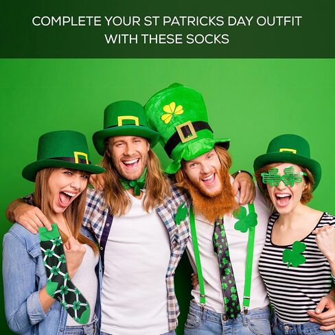 Man of Men St Patricks Day Socks Men, Shamrock Socks, St Patty's Day Accessories Apparel, St Patricks Day Gifts, Irish Socks in Saudi Arabia