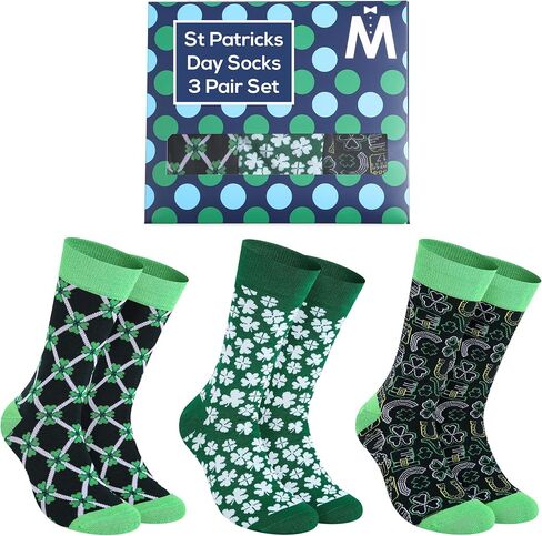 Man of Men St Patricks Day Socks Men, Shamrock Socks, St Patty's Day Accessories Apparel, St Patricks Day Gifts, Irish Socks in Saudi Arabia