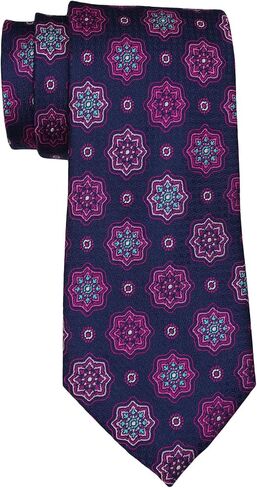 Ted Baker Navy Pink Medallion Tie in Saudi Arabia