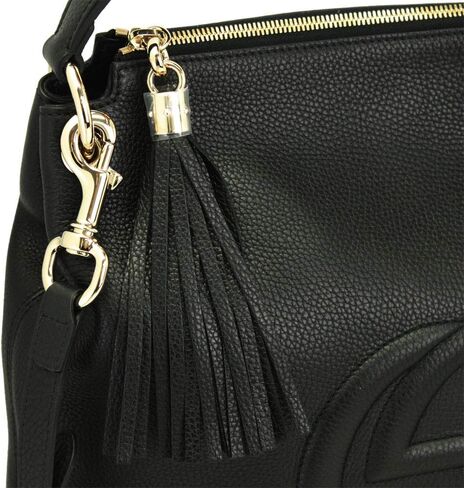 Gucci Soho Black Leather Hand Bag With Shoulder Strap 536194 in Saudi Arabia