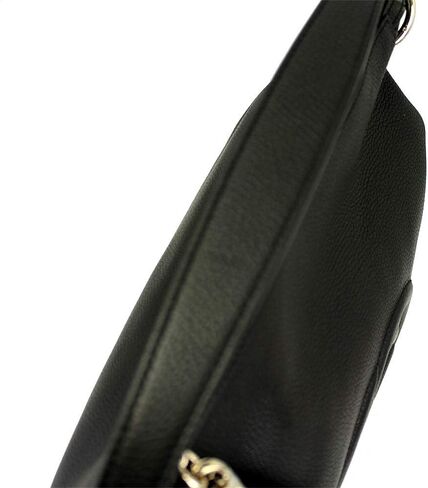 Gucci Soho Black Leather Hand Bag With Shoulder Strap 536194 in Saudi Arabia