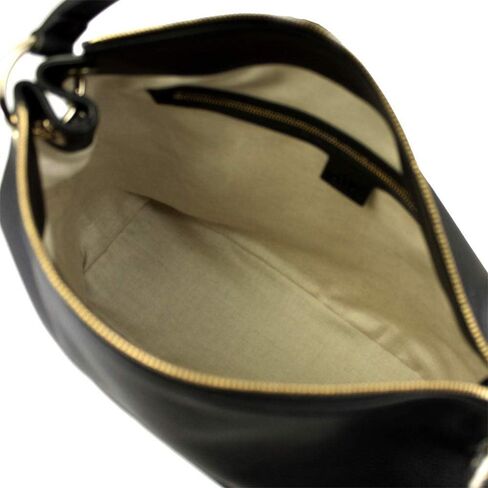 Gucci Soho Black Leather Hand Bag With Shoulder Strap 536194 in Saudi Arabia