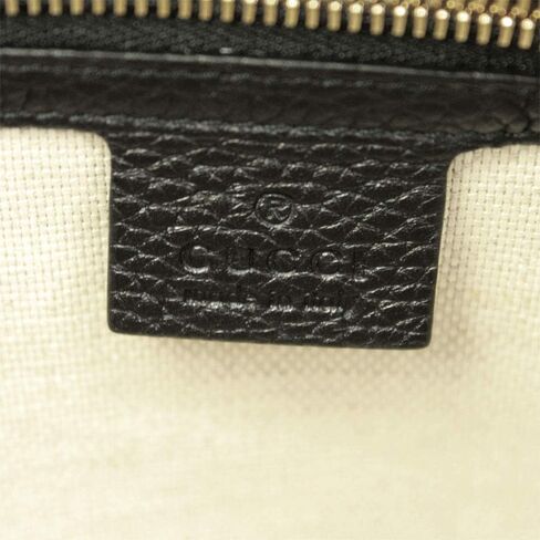 Gucci Soho Black Leather Hand Bag With Shoulder Strap 536194 in Saudi Arabia