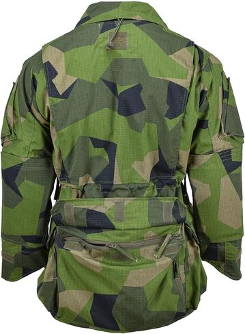 Swedish M90 camo Jacket Military Zipped Men’s TacGear Smock with Detachable Hood in Saudi Arabia