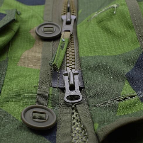 Swedish M90 camo Jacket Military Zipped Men’s TacGear Smock with Detachable Hood in Saudi Arabia