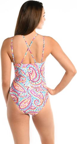 La Blanca Women's Underwire Lace Up One Piece Swimsuit in Saudi Arabia