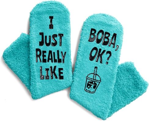 جوارب بوبا المبتكرة المضحكة من HAPPYPOP، هدايا بوبا لهدايا شاي حليب الفقاعات للبنات والأولاد، هدايا لمحبي الشاي الفقاعي in Kuwait