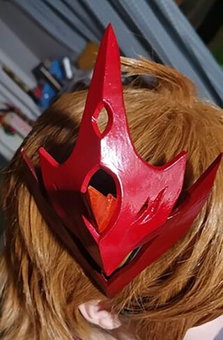 جياجيا هونج قناع تارتاجليا، اقراط جينشين امباكت تارتاجليا، اكسسوارات قلادة للحفلات التنكرية للهالوين in Kuwait